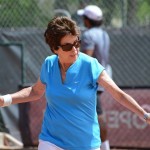 Maria Bueno has a hit in Rio