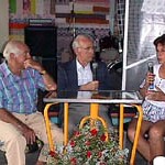 Maria Bueno is interviewed