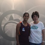 Teliana Pereira and Maria Bueno