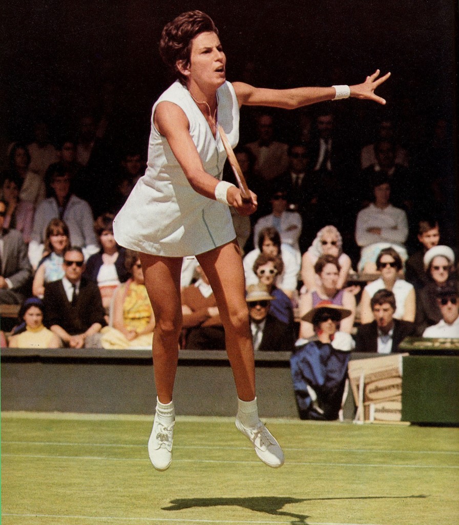 Maria Bueno on Wimbledon's famous No 1 Court of old