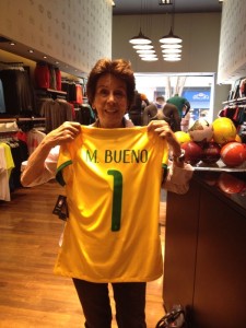 Number one - Maria Bueno, Brasil's newest football recruit