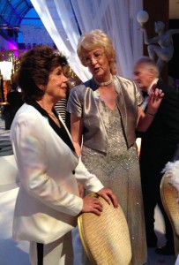 Maria Bueno with her host, Cathie Sabin, President of the Lawn Tennis Association