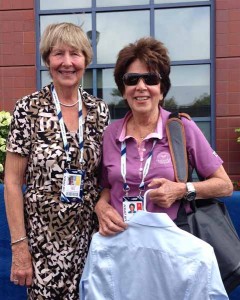 Christine Janes and Maria Bueno