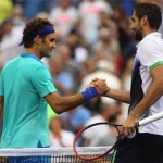 Roger Federer and Marin Cilic