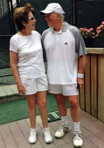 Maria Bueno and Jon Vegosen