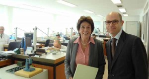 Maria Bueno with the folks at Rolex Brazil