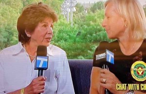 Maria Bueno with Martina Navratliova