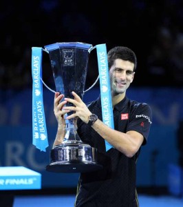 Novak Djokovic won the ATP World Tour title by default for the third time and ended the year as world number one.
