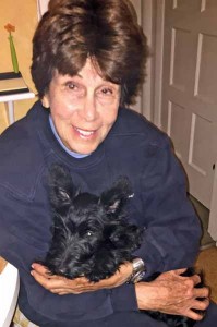 Maria Bueno found a new friend waiting in London - Nelson!