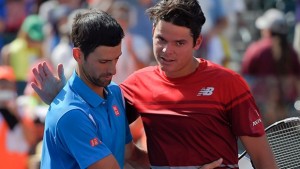Novak Djokovic taught a masterclass to Milos Roanic.