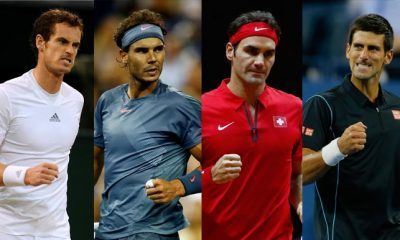 The four main contenders for men's singles title in Paris