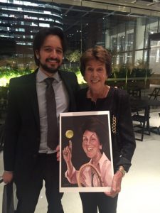 Leandro Capanema with Maria Esther Bueno