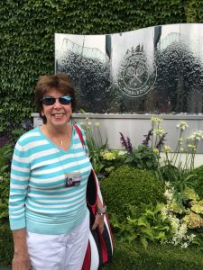Maria Esther Bueno enjoys her visits to Wimbledon as a Club member
