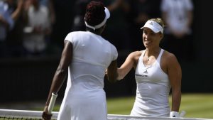 Venus Williams and Angelique Kerber