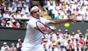 The Championships, Wimbledon 2016 Roger Federerin the Quarter Finals of the 2016 Championships [Photo by David Musgrove]