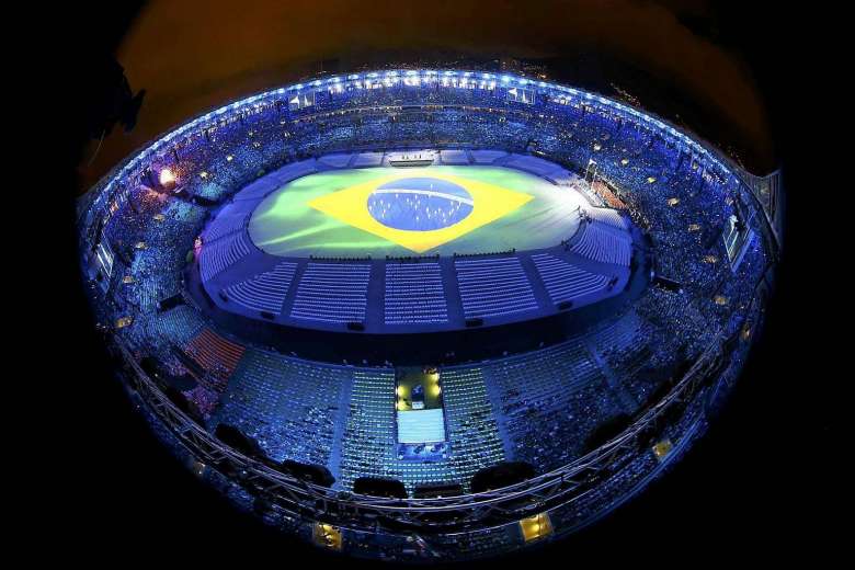 Aerial view of the Maracanã