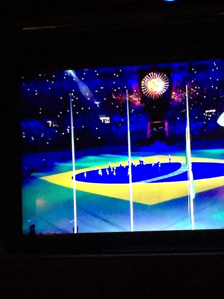 The flag grows bolder