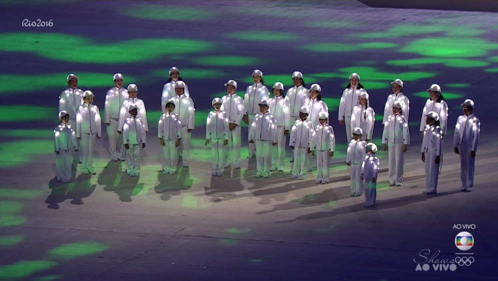 The Youth Choir sings...