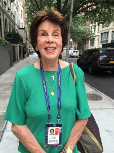 Maria Esther Bueno is in New York