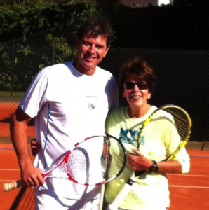 Mauro Menezes and Maria Esther Bueno