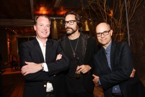 Benoit Faletti (General Manager Rolex Portugal), Dinho Diniz and Host Stephan Meili (Marketing & Sales Manager Brazil)